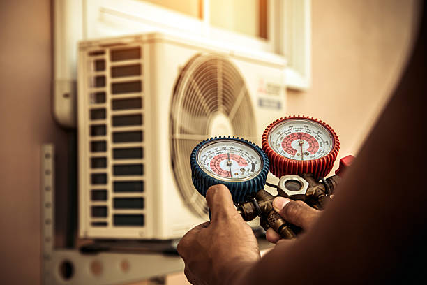 Professional Hvac Installation technician working in Lacona, NY